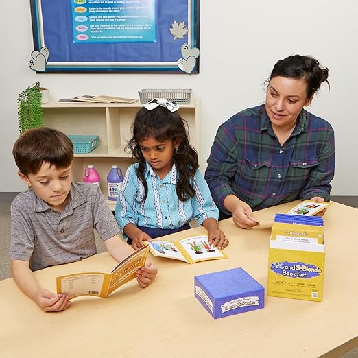 Really Good Phonics Decodable Readers, CVC and S-Blends Book Set, Learning Activities for Kids, Homeschool & Classroom Must Haves