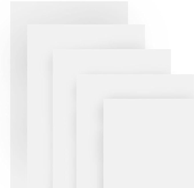 School Smart Folding Bristol Tagboard, 9 x 12 Inches, White, Pack of 100 - 085520