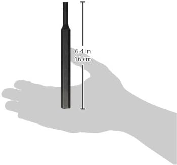 Mayhew Tools 21104 SAE Pin Punch, 5/16 x 1.25" Pin, 6" OAL x 1/2" Body, Black Oxide Finish