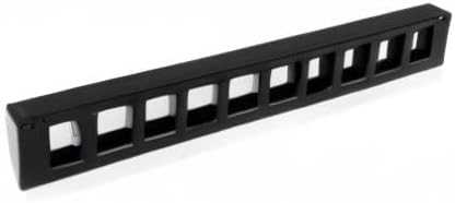 Startech.com 1U Horizontal Finger Duct Rack Cable Management Panel with Cover