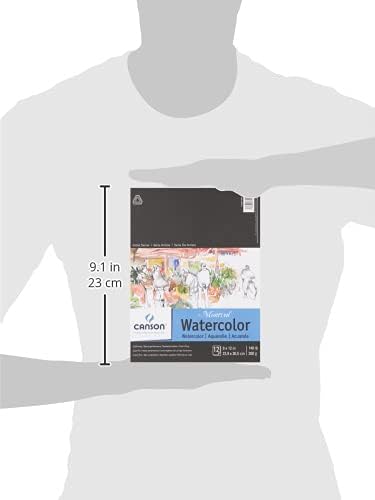 Canson Montval Watercolor Pad 140 lb. Cold Press 9x12"
