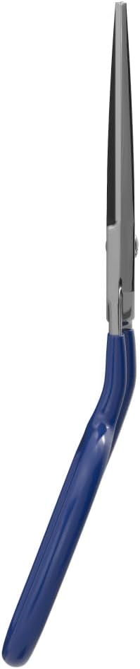 Klein Tools G718LRC Heavy-Duty Carpet Shear, Made in USA, 9-Inch Nickel-Plated Scissors with Offset Curved Handles, Carpet Installation, Fabric, Upholstery, Professional or DIY Usage