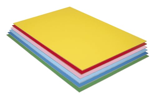 Pacon 5512 Acid-Free Value Foam Board, 3/16" Thickness, Assorted Color, 3" Height, 20.5" Width, 30.75" Length (Pack of 12)
