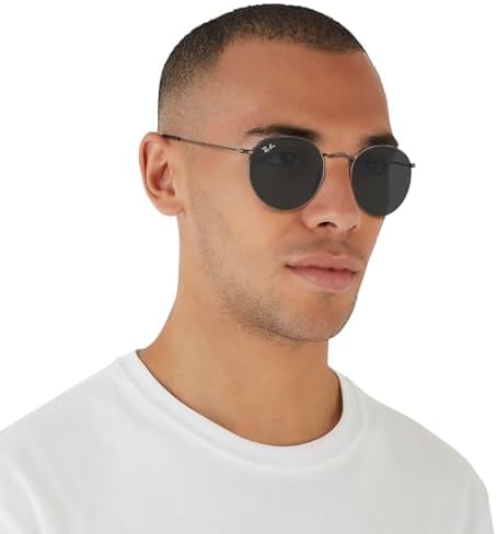 Ray-Ban Unisex Rb3447 Round Metal Round Sunglasses
