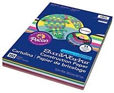 Prang (Formerly SunWorks) Smart-Stack Construction Paper, 11 Assorted Colors, 12" x 18", 150 Sheets