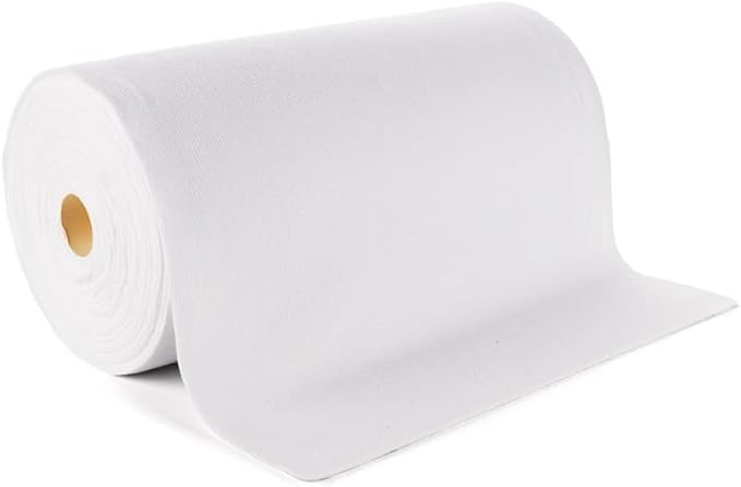 The Rag Company - Ultra Rip N' Rag XL Premium Reusable Pearl-Weave Microfiber Towels for Coatings, Glass, Detailing, Home, RV and More - 50 Count - Quality 70/30 Blend - 280gsm 16" x 16" - White