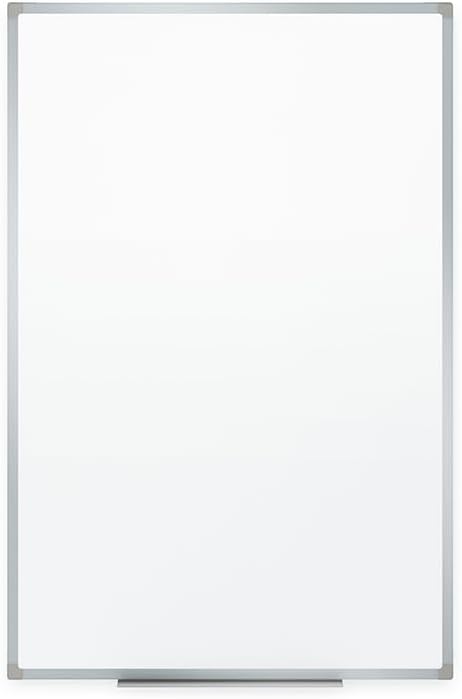 Mead White Board 96" x 48", Dry Erase Whiteboard For Wall, Non-Magnetic, White/Silver (85359)