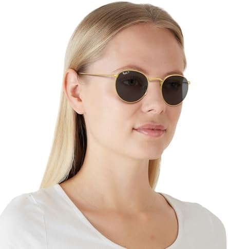 Ray-Ban Unisex Rb3447 Round Metal Round Sunglasses