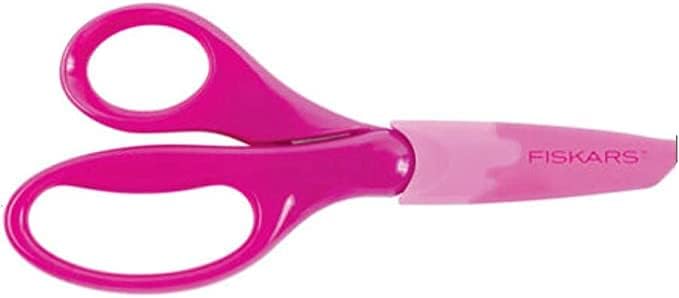 Fiskars Pointed-tip Kids Scissors (5 In.) With Sheath - Pink