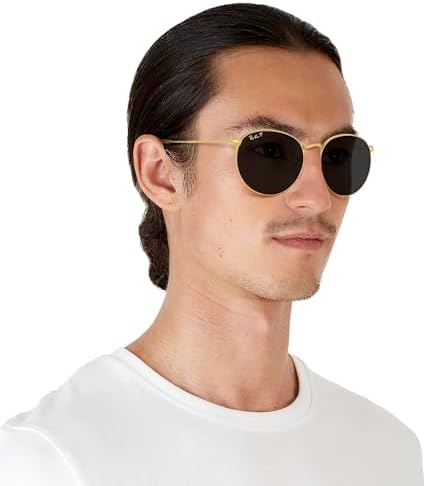 Ray-Ban Unisex Rb3447 Round Metal Round Sunglasses