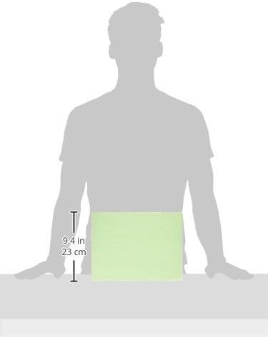 School Smart Green Newsprint Practice Paper, 1 Inch Rule, 12 x 9 Inches, 500 Sheets