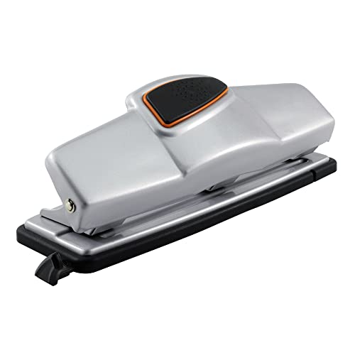 Office Depot 3-Hole Paper Punch, 20-Sheet Capacity, Silver, 275882CA