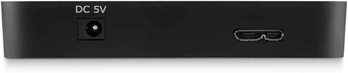 Belkin 4-Port USB 3.0 Hub – SuperSpeed Powered Station with 5 Gbps Data & Charging, Compact Desktop Adapter for Laptops, iPhone Chargers, Printers, Storage Devices – Black