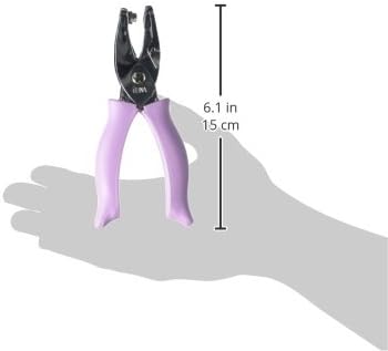 Fiskars 23527097J Circle Hand Punch, 1/4 Inch, Purple