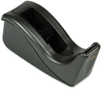 Scotch Desktop Tape Dispenser - Holds Total 1 Tape(s) - Refillable - Black