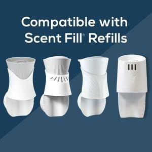 Scent Fill Minty Rosemary Plug in Air Freshener, 4 Scented Oil Refills