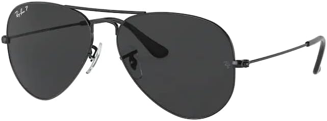 Ray-Ban RB3025 Metal POLARIZED Aviator Sunglasses For Men For Women +BUNDLE with ACCESSORY EYEWEAR KIT