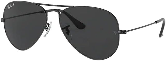 Ray-Ban RB3025 Metal POLARIZED Aviator Sunglasses For Men For Women +BUNDLE with ACCESSORY EYEWEAR KIT