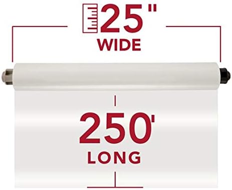 GBC Thermal Laminating Film, Rolls, Ultima 65 EZLoad, Nap I, 3 mil, 25" x 250', 2-Pack (3000024EZ)