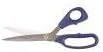Klein Tools 7310 Scissors, Heavy-Duty Bent Trimmer with Soft Blue Handle for Right-Hand or Left-Hand Use, 11-Inch (Pack of 2)