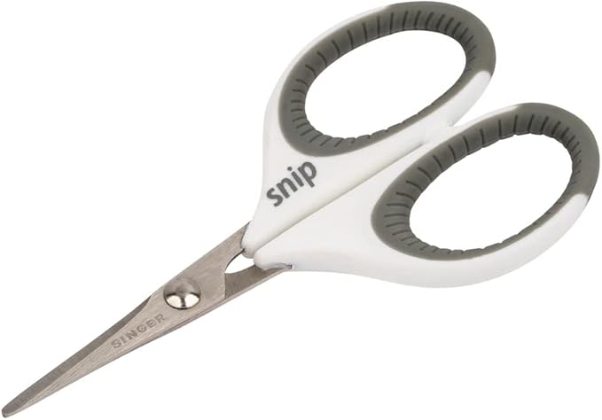 Singer Comfort Grip Craft Scissors 4"-Grey