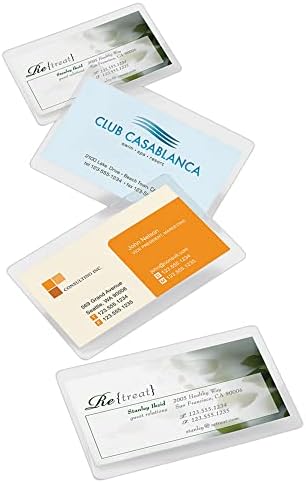 Office Depot® Brand Laminating Pouches, Business Card Size, 5 Mil, 2.56" x 3.75", Pack of 100