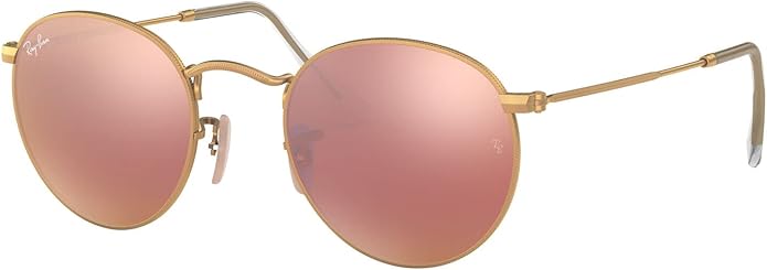 Ray-Ban Unisex Rb3447 Round Metal Round Sunglasses