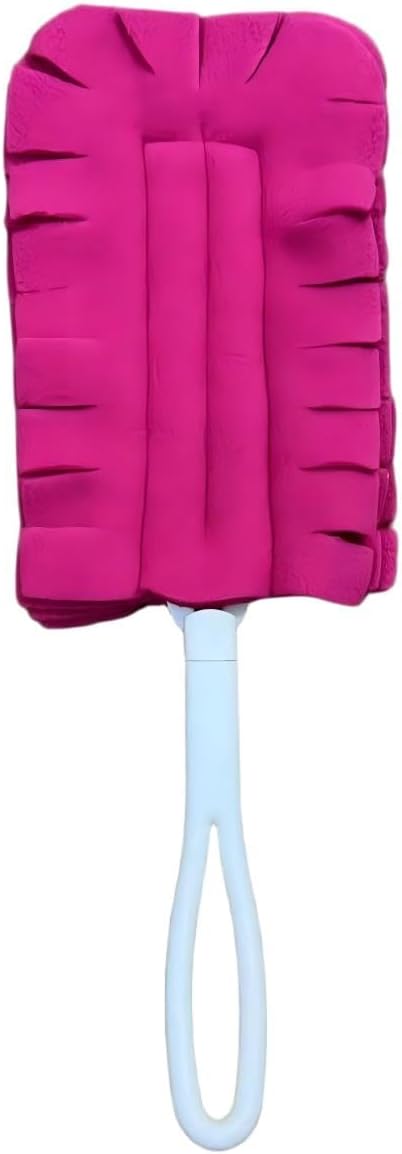 360° Electrostatic Duster Refills, 2026 New Washable & Reusable Microfiber Pads Fleece Duster Refill Compatible Tools for Cleaning Home, Blinds, Car, Pet, Furniture, Fans (Pink)