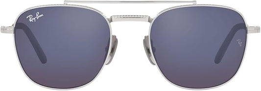 Ray-Ban Unisex Rb8258 Frank II Titanium Aviator Sunglasses