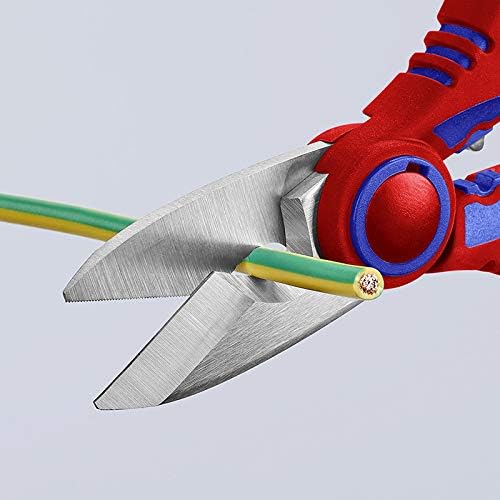 KNIPEX Tools 95 05 10 SBA Electricians' Shears with Crimp Area for Ferrules, 6.25-Inch