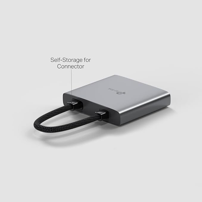 TP-Link USB C Hub 3-in-1 Multiport Adapter (UH3020C) | 4K HDMI | 100W Power Delivery | 1×USB-A 3.0 Port | 5Gbps High-Speed Transfer | USB C Dongle for MacBook, iPad, ThinkPad and More | Plug and Play