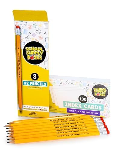 Elementary School Essentials Bundle | Case (4 Boxes) - 91 Pieces per Box | School Supply Boxes - Back to School Essentials | Includes Binders, Folers, Notebooks, Paper, Pencils, Pens, & More