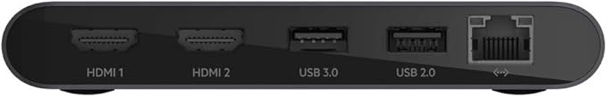 Belkin Thunderbolt 3 Dock Mini HD With Cable - Usb C Hub - Usb C Docking Station For Macos & Windows, Dual 4K @60hz, 40Gbps Transfer Speed, With Ethernet Port, BLACK