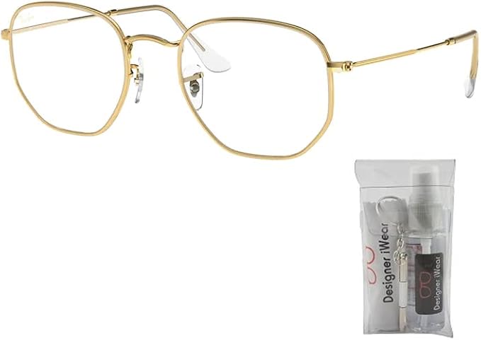 Ray-Ban RB3548 Hexagonal Sunglasses For Men For Women +BUNDLE with ACCESSORY EYEWEAR KIT