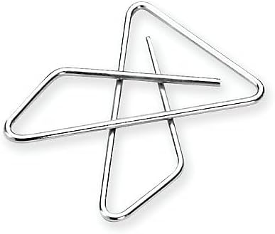 ACCO Brands Ideal Paper Clamp (Butterfly Clamp), Smooth Finish, No.1 Size (Large), 12/Box (A7072610)