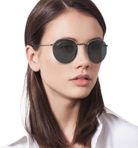 Ray-Ban Unisex Rb3447 Round Metal Round Sunglasses