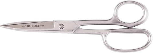 Klein Tools G758HC Scissors, Made in USA, Utility Shear for Use in Poultry and Other Sanitary Environments, Stainless Steel, 8-Inch