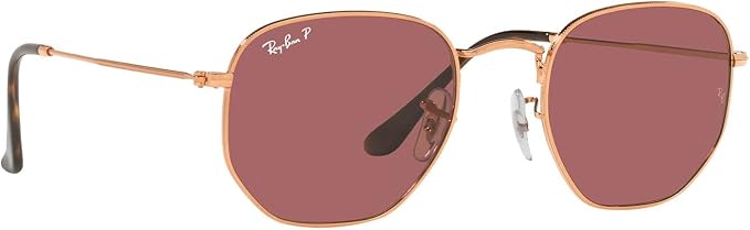 Ray-Ban unisex-adult Rb3548n Hexagonal Flat Lens Hexagonal Sunglasses