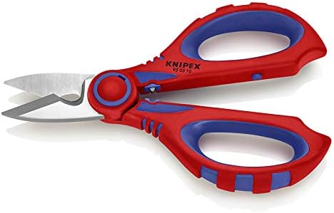 KNIPEX Tools 95 05 10 SBA Electricians' Shears with Crimp Area for Ferrules, 6.25-Inch
