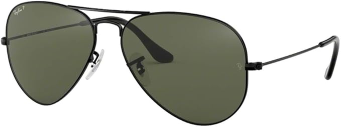 Ray-Ban RB3025 Metal POLARIZED Aviator Sunglasses For Men For Women +BUNDLE with ACCESSORY EYEWEAR KIT