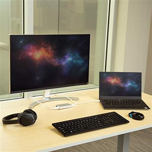 StarTech.com USB-C Multiport Adapter - USB-C Travel Docking Station w/ 4K HDMI - 60W Power Delivery Pass-Through, GbE, 2pt USB-A 3.0 Hub - Portable Mini USB Type-C Dock for Laptop - White, TAA