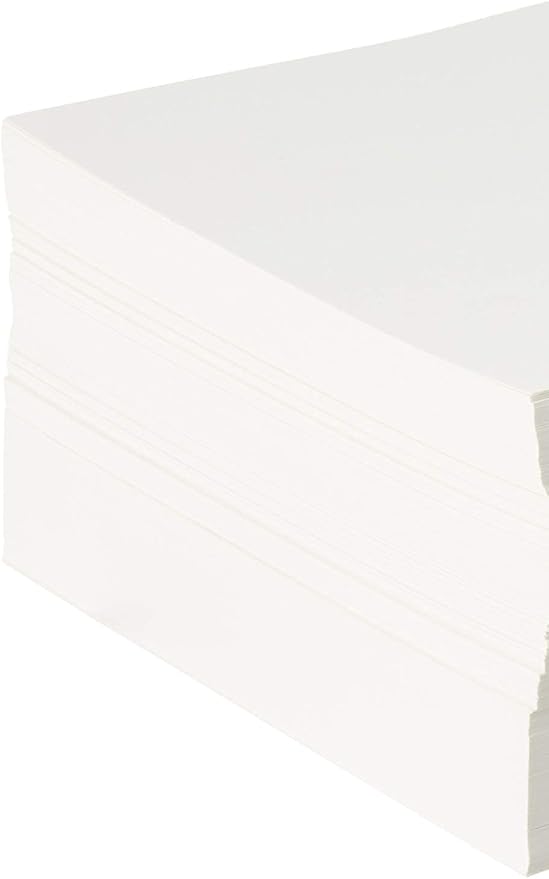 Canson XL Series Watercolor Sheet Bulk Pack, Midweight White Paper, 500 Sheets, 9x12 inch