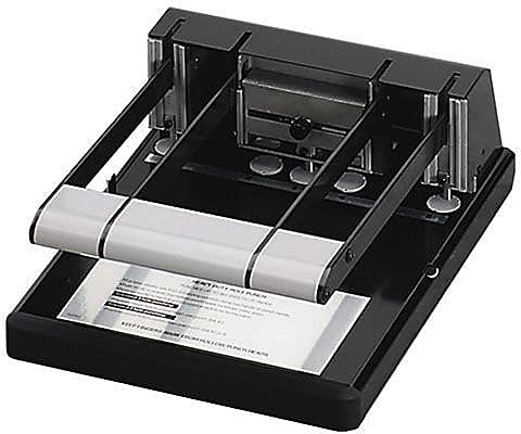 Bostitch 03200 Xtreme Duty 2-3 Hole Punch, 160-Sheet Capacity, Black/Silver