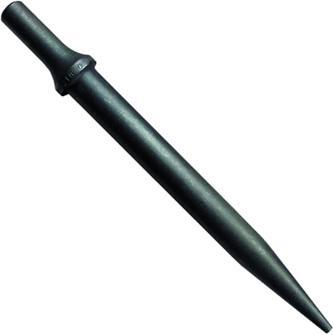 Mayhew Tools 31999 Pneumatic Taper Punch, .498 Shank 3/16" x 7-1/2", Black Oxide Finish