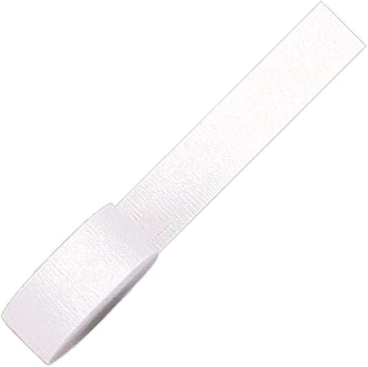 Frosty White Crepe Paper Roll - 81' (1 Count) - Great for Stunning DIY Crafts, Party Decor, and More