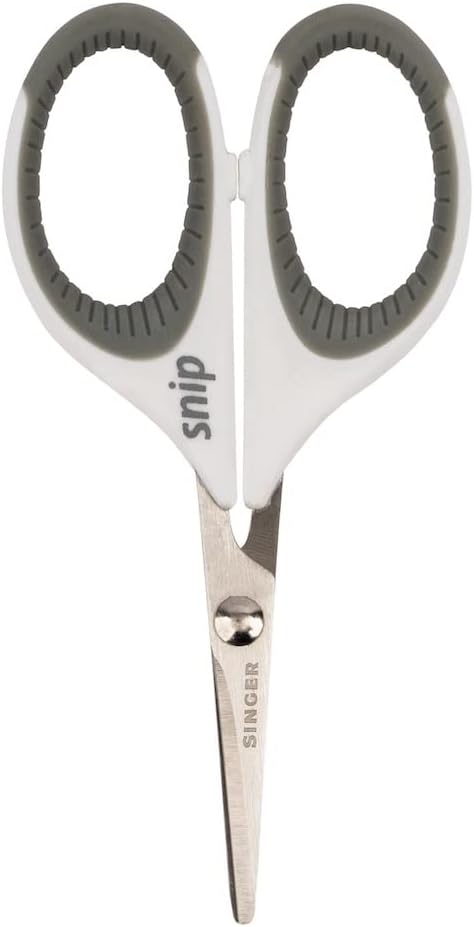 Singer Comfort Grip Craft Scissors 4"-Grey