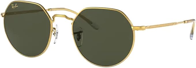 Ray-Ban Jack RB3565 Rounded Hexagonal Sunglasses for Men for Women +BUNDLE with ACCESSORY EYEWEAR KIT