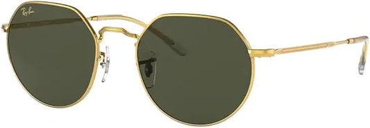 Ray-Ban Jack RB3565 Rounded Hexagonal Sunglasses for Men for Women +BUNDLE with ACCESSORY EYEWEAR KIT