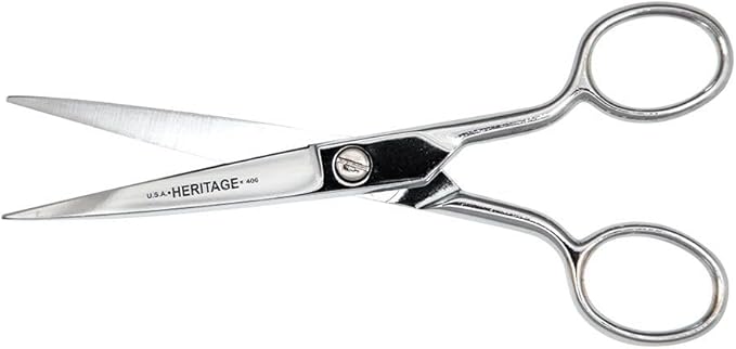 Klein Tools 406 Sharp Point Scissor, 6-Inch, Made in USA