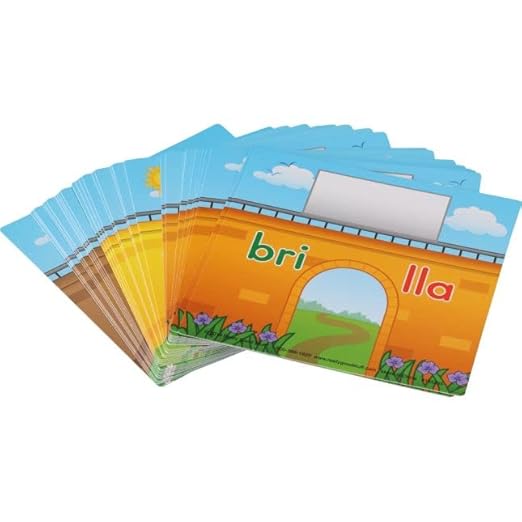 Really Good Stuff ?Cruza el Puente h?bilmente! Juego de s?labas trabadas (Spanish Syllable Blends Bridge Game) - 1 Game